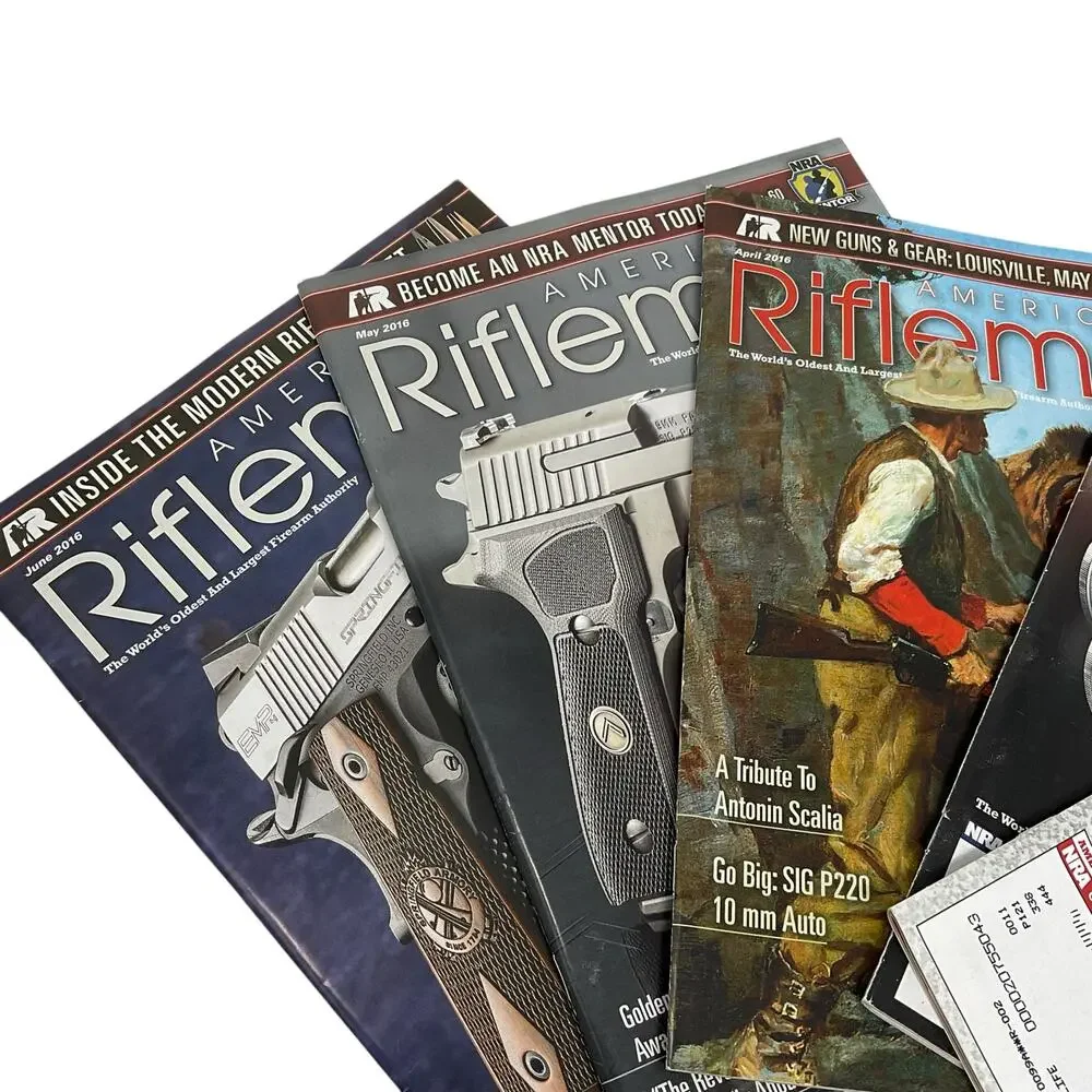 10 Issues American Rifleman Magazine Vintage 2015 to 2016 Firearm‎ Authority